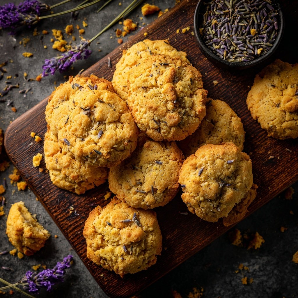 Lavender Honey Butter Cookies