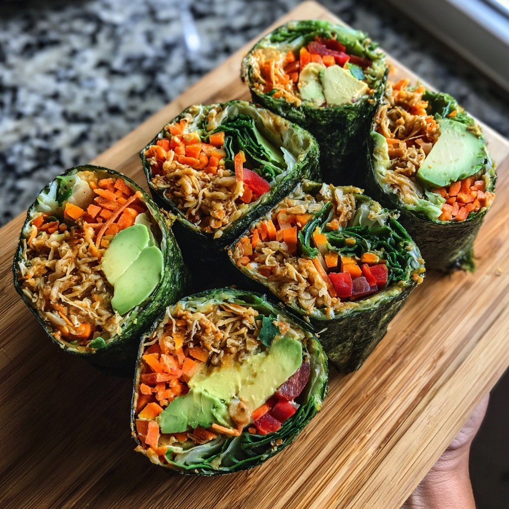 Veggie Sushi Burritos